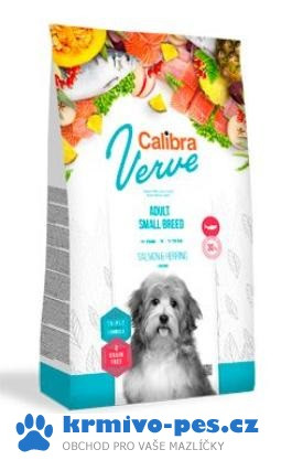 Calibra Dog Verve GF Adult Small Salmon&Herring 1,2kg