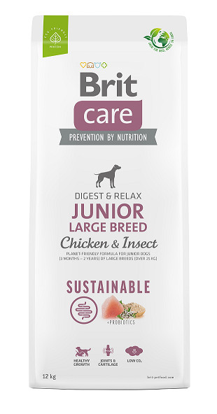 Brit Care Dog Sustainable Junior Large Breed 3kg