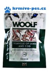 WOOLF pochoutka Lamb and Cod Triangle 100g