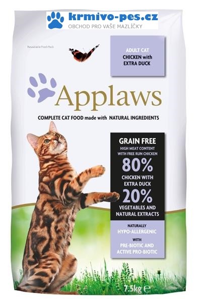 Applaws Cat Dry Adult Duck 7,5kg