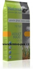 Nativia  Adult Maxi 15kg + dentální pamlsek + doprava zdarma