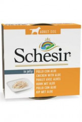 Schesir Dog konzerva Adult kuře/aloe vera 150g