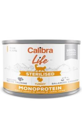 Calibra Cat Life konz.Sterilised Turkey 200g