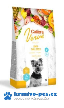 Calibra Dog Verve GF Junior Small Chicken&Duck 1,2kg