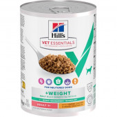 Hill's VetEssentials  MULTI-BENEFIT + WEIGHT konzerva s kuřetem pro dospělé psy 363 g