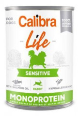 Calibra Dog Life konzerva Sensitive Rabbit 400g