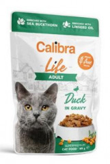 Calibra Cat Life kapsa Adult Duck in gravy 85g