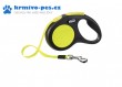 Vodítko FLEXI Neon S 5m/15kg Pásek