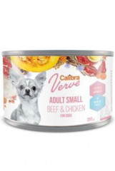 Calibra Dog Verve konzerva GF Adult Small Beef&Chicken 200g