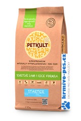 PETKULT dog STARTER lamb/rice 12kg + doprava zdarma