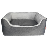 Pelech obdélník Adena šedá/šedá 100x75cm