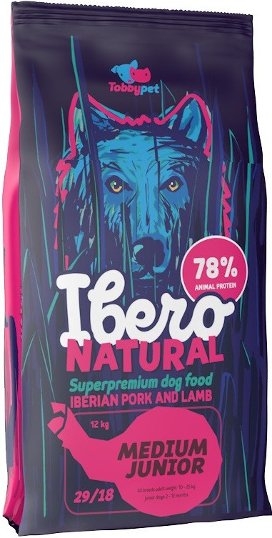 Ibero Natural dog Medium Junior 12 kg