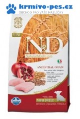 N&D LG DOG Puppy Mini Chicken & Pomegr 7kg