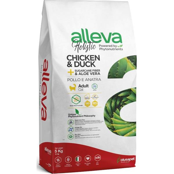 Alleva Holistic Cat Hairball Chicken & Duck 5 kg