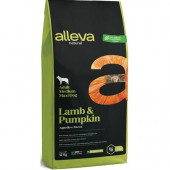 ALLEVA NATURAL Dog Dry Adult Lamb&Pumpkin Medium/Maxi 12kg + pamlsek sušené maso 250g + DOPRAVA ZDARMA