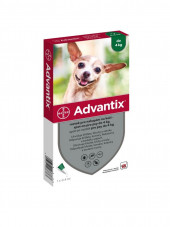 Advantix Spot On 1x0,4ml pro psy do 4kg (1 pipeta)