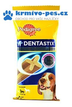 Pedigree Pochoutka Denta Stix Medium 3ks 77g