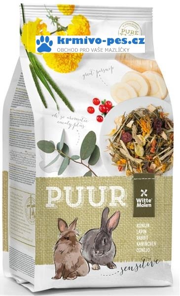 PUUR rabbit sensitive - králík citlivý 3kg