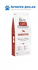 Brit Care Dog Sensitive Venison & Potato 12kg (zvěřina a brambory) + dentální pamlsek + doprava zdarma
