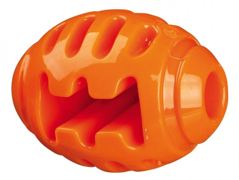 Soft Strong rugby míč TPR termoplastová guma 8 cm oranžový