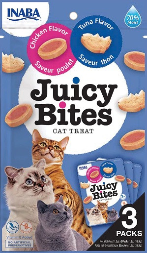 Churu Cat Juicy Bites Chicken&Tuna Flavor 3x11,3g