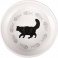 Miska cat keramika sigle white Flamingo 300ml