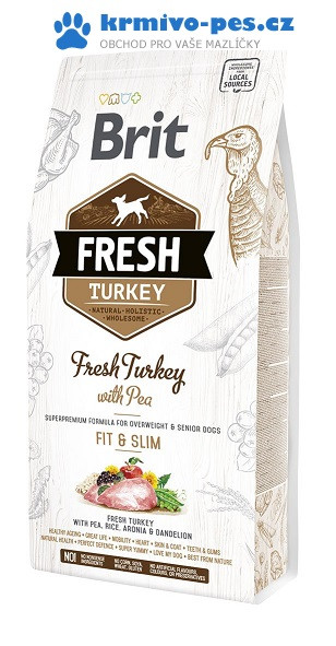 BRIT Fresh Turkey with Pea Light Fit & Slim 2,5 kg