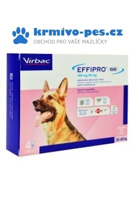 Virbac Effipro Spot-on Dog L sol 4x2,68ml (fialový 20-40kg)