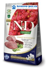 N&D Quinoa DOG Weight Management Lamb&Broccoli 2,5kg