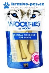 Pochoutka dentální Woolfies Dental Fishbone M 200g
