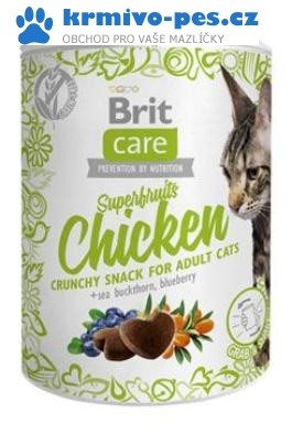 Brit Care Cat Snack Superfruits Chicken 100g