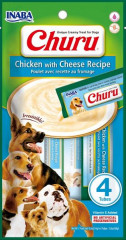 Inaba Churu dog snack kuře a sýr 4x14 g