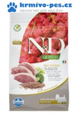N&D Quinoa DOG Neutered Duck&Broccoli&Asparagus Mini 800g