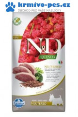 N&D Quinoa DOG Neutered Duck&Broccoli&Asparagus Mini 7kg