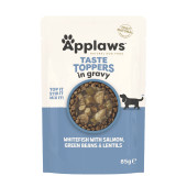 Applaws Dog kapsa Toppers Gravy bílá ryba a losos 85g
