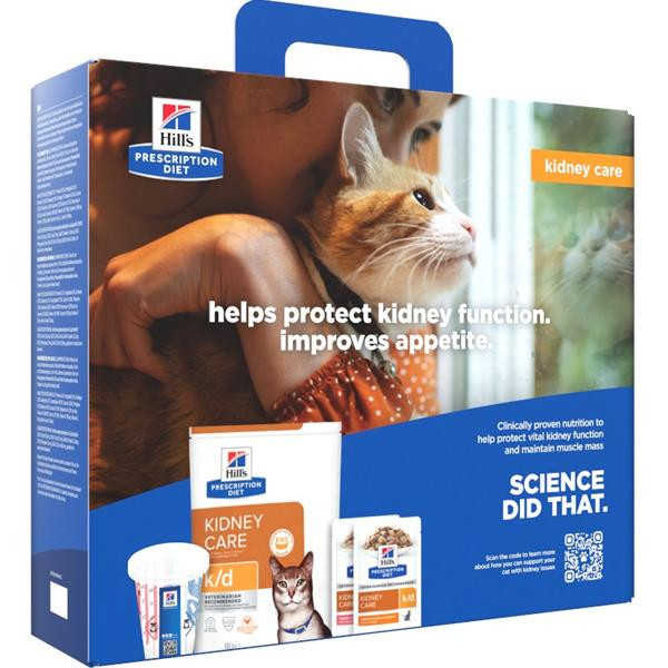 Hill's Prescription Diet Feline k/d 400g+(2x85g)