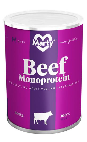 Marty 100% maso - Monoprotein hovězí 400 g