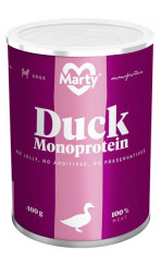 MARTY konz. pro psy - Monoprotein kachní 400g