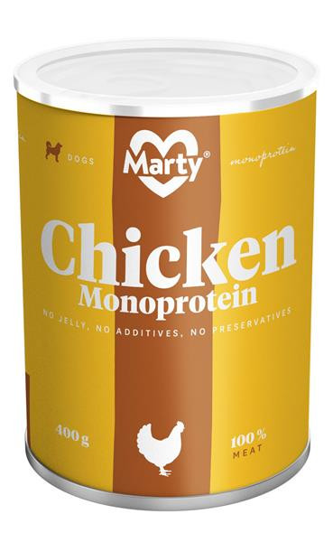 MARTY konz. pro psy - Monoprotein kuřecí 400 g
