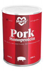 MARTY konz. pro psy - Monoprotein vepřové 400g