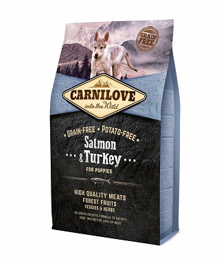 Carnilove Salmon & Turkey for Puppies 4kg
