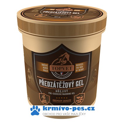 Předzátěžový gel hřejivý pro koně 500ml