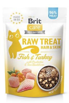 Brit Raw Treat Cat Hair&Skin Fish&Turkey 40 g