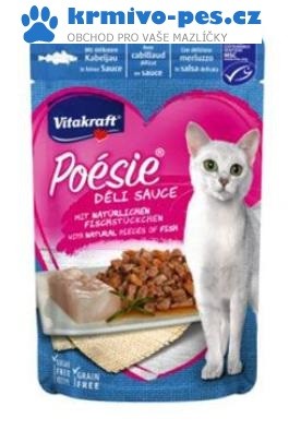 Vitakraft Cat Poésie DéliSauce kapsa treska 85g