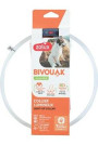 Obojek LED transparent BIVOUAK 30-60cm USB Zolux modrá