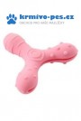 Hračka pes BUSTER Flex Star, růžová 13cm