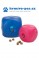 Hračka pes BUSTER Soft Cube purpurová 12cm
