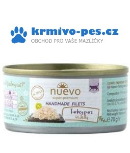 Nuevo kočka Handmade Pure krůta v želé konz. 70g