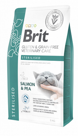Brit Veterinary Diets Cat GF Care Sterilised 400g
