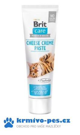 Brit Care Cat Paste Cheese Creme enriched with Prebiotics 100 g